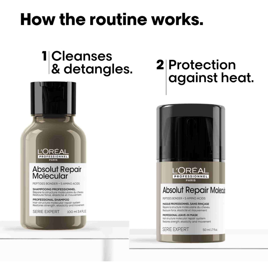 Loreal Absolut repair molecular repair and strength hair kit